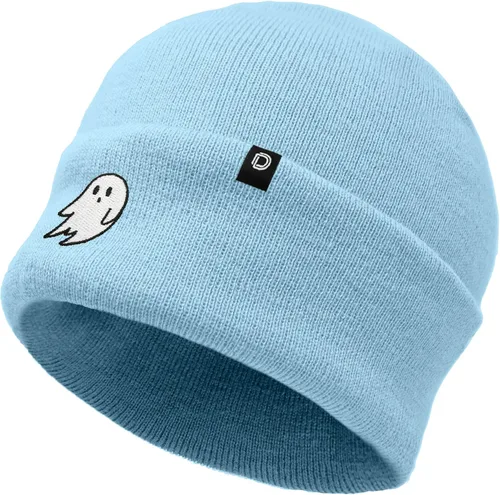 Vista 4 de DALIX Gorro de punto bordado con puños para mujer