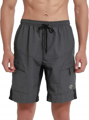 Vista 6 de Santic Coolmax - Pantalones cortos de ciclismo de montaña para hombre coolmax, ligeros