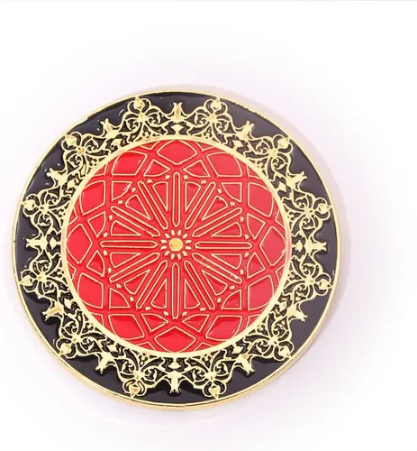 Vista 2 de Moneda de marcador de juramento de sangre, monedas de metal, accesorios de película John para cosplay, moneda de colección para fanáticos