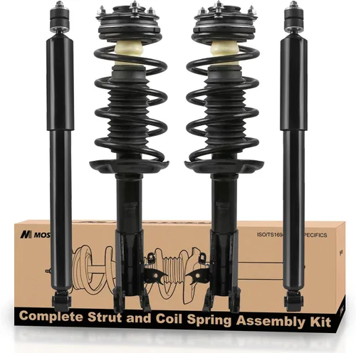 Vista 15 de MOSTPLUS Conjunto de resorte de puntal delantero compatible con bobina de choque Honda Civic 171291L 171291R 1996-2000