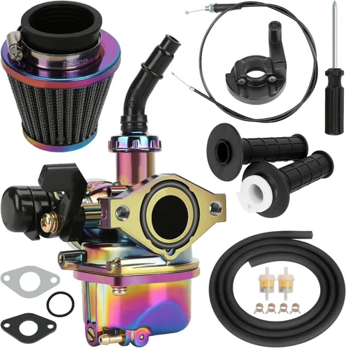 Vista 12 de YOXUFA PZ19 Carburador 19mm Carburador para 110 cc 125 cc 50 cc 70 cc Pit Dirt Bike ATV Apollo TaoTao Baja Coolster SSR Xmotos X-Pro Thumpstar