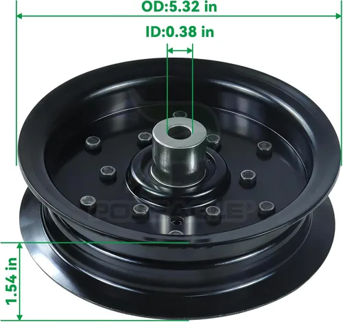 Vista 3 de 532196106 Husqvarna Polea tensora para Husqvarna 54" Z254f Z254 Deck Replaces 532197379 Craftsman 197379 196106 Idler Pulley for Husqvarna 54
