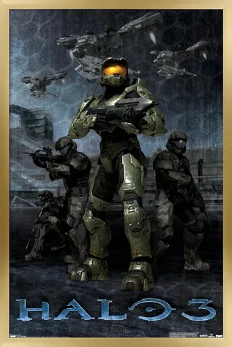 Vista 11 de Trends International Halo 3 - Póster de pared Master Chief, 14.725 x 22.375 pulgadas, versión premium sin marco