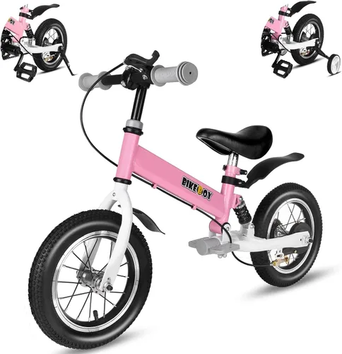 Vista 11 de Balance Bike 2 in 1,The Dual Use of a Kids Balance Bike and Kids Bike,12 14 Inches for 2-6 Years Old,with Shock Absorbers, Fenders, Pedals