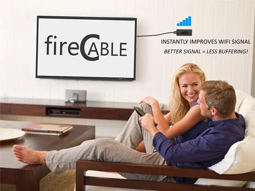 Vista 9 de fireCable Cable extensor HDMI XL para palillos de transmisión Aumenta la señal WiFi para una transmisión más rápida