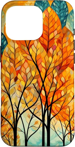 Vista 26 de Fall Theme & Autumn Leaves & Colorful Trees, Fall Colors Case for iPhone 16