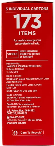 Vista 5 de Band-Aid Brand Active Lifestyles - Paquete variado de vendajes adhesivos (173 unidades)