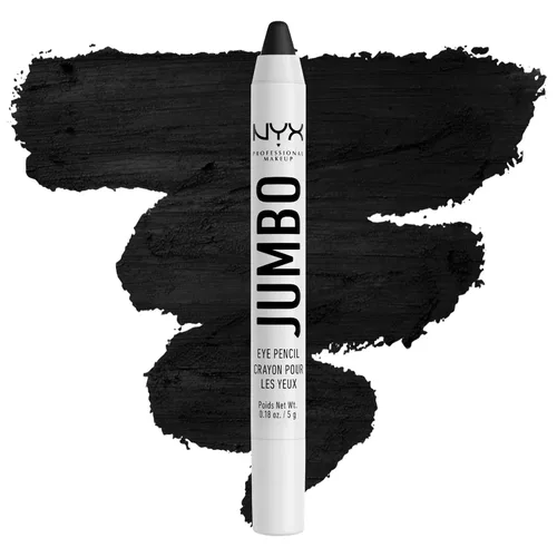 Vista 7 de NYX PROFESSIONAL MAKEUP Lápiz de Ojos Jumbo, Barra de Sombra de Ojos Mezclable y Lápiz Delineador - Black Bean (Negro)
