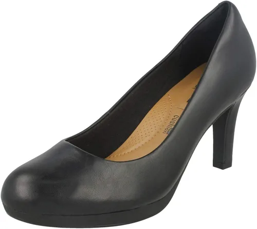 Vista 4 de Clarks Zapatos de tacón para mujer Cuero negro