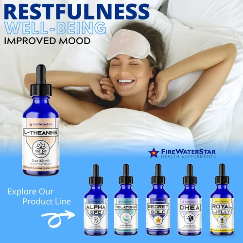 Vista 7 de FWS L Teanina gotas líquidas, 200 mg 99% pura L-teanina bioactiva, orgánica, natural, vegana, sin OMG, ayuda a promover la calma, relajación