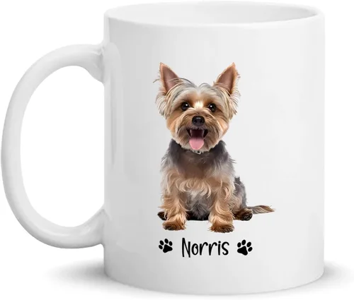Vista 30 de Taza de café personalizada Golden Retriever con nombre para mamá o papá del perro, regalo personalizado para los amantes de los perros, taza de Taza