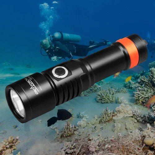 Vista 2 de ORCATORCH D530 - Luz de buceo de 1500 lúmenes con luz blanca fría de 6500 K