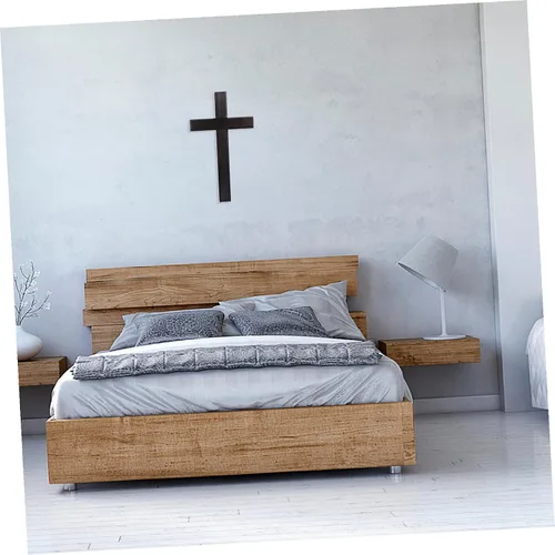 Vista 9 de BESPORTBLE Cruz colgante de cruz de madera, artesanía cristiana colgante decoración de pared del hogar 1 pieza (negro)