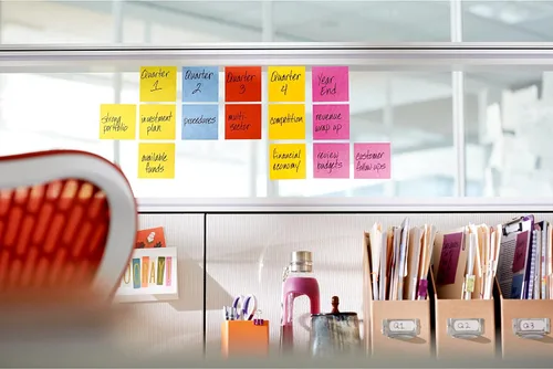 Vista 14 de Notas superadhesivas de Post-it, 3 x 3 pulgadas, mulberry Infusión de iris