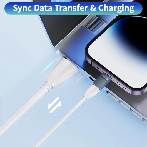 Vista 3 de BolAAzuL Adaptador USB C a Micro USB, 2 unidades, tipo C macho a micro USB hembra, convertidor de carga rápida y sincronización de datos para iPhone
