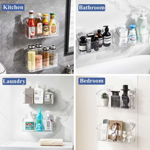 Vista 3 de UNIKON - Soporte de almacenamiento de juguetes de baño, organizador de juguetes para bañera, organizador de ducha de gran capacidad para baño