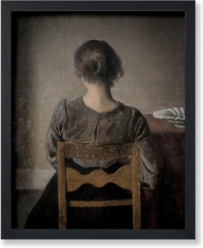 Vista 34 de Poster Master Póster de pintura vintage de The Keynote - Impresión retro de mujer a pie - Arte impresionista - Regalo para hombres y mujeres