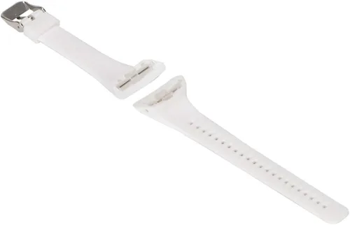 Vista 2 de Watch Strap compatible with Polar FT4,Adjustable Silicone Sports Strap Replacement Band for Polar FT7 Smart Watch Negro+Blanco