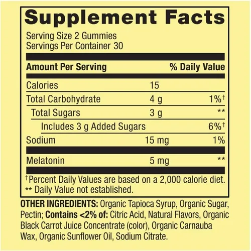 Vista 3 de Suplemento dietético Sv + Gomitas de melatonina, 5 mg, 120 unidades + Better Guide Vitaminas y Suplementos