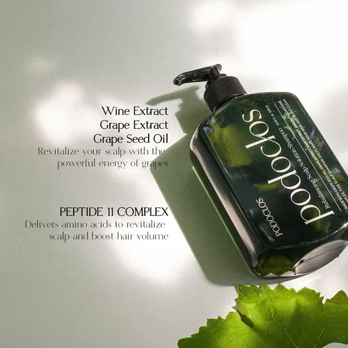 Vista 3 de Champú reequilibrante con solución de cuero cabelludo, limpieza refrescante y refrescante para cuero cabelludo normal a graso, dermatológicamente