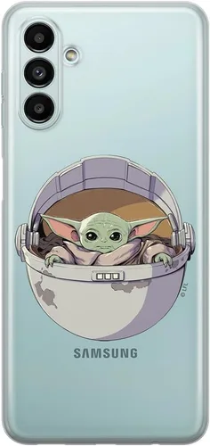 Vista 8 de ERT GROUP Caja del teléfono móvil para Samsung A13 5G/A04S Original y con licencia oficial Star Wars Patrón Baby Yoda 004 adaptado de manera óptima