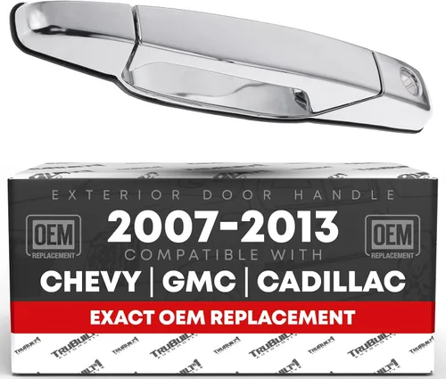 Vista 7 de Manija de puerta exterior delantera/trasera del conductor y pasajero - Compatible con Chevy Avalanche 2007-2013, Silverado 1500, 2500, 3500