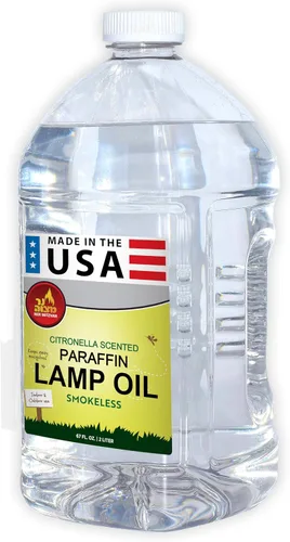 Vista 8 de Ner Mitzvah Aceite de lámpara perfumada de citronela, 1 galón, sin humo e inodoro, repelente de insectos y mosquitos, aceite de lámpara de parafina