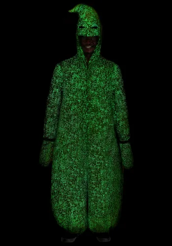 Vista 5 de Disfraz de Oogie Boogie de Disney que Brilla en la Oscuridad para Niños Multicolor