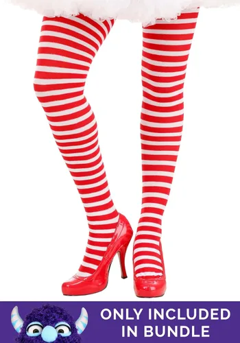 Vista 3 de Adult Holiday Elf Costume, Women's Elf Outfit with Elf Dress, Hat, and Belt, Christmas Costume for Women