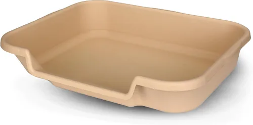 Vista 54 de KittyGoHere - Caja de arena para gatos mayores con cuchara, arena de playa