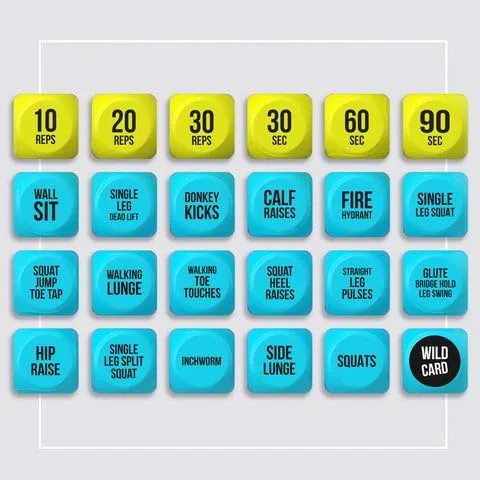 Vista 2 de TidyFriend Dados de Ejercicio – Dados de Entrenamiento de Espuma de 6 Lados para Adolescentes y Adultos, Divertido Equipo de Fitness para Clases