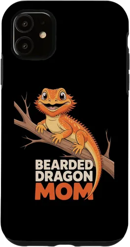 Vista 8 de Bearded Dragon Mom Reptile Parent Animal Care Fan Case for iPhone XR
