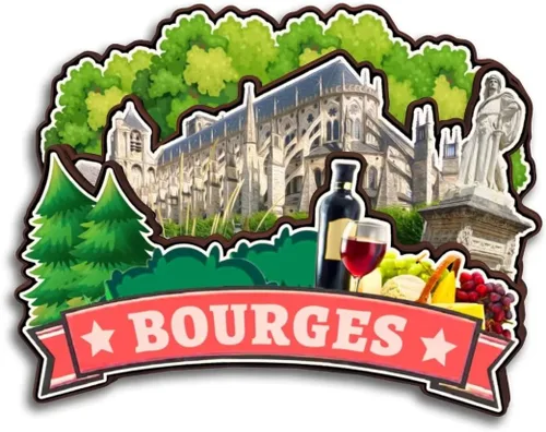 Vista 8 de Blois Centre-Val de Loire Francia - Imán de madera para nevera, colección 3D, hecho a mano, viajes, ciudad, recuerdos, nevera, regalo