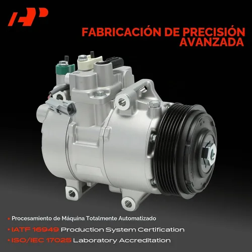 Vista 3 de Compresor de aire acondicionado A-Premium con embrague