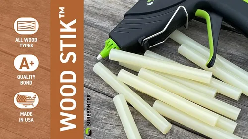 Vista 6 de Surebonder WS-12 - Barras de pegamento caliente de tamaño completo para carpintería, alta resistencia, unión rápida, pegamento caliente