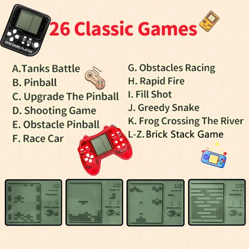 Vista 5 de SSRMX 24 piezas de recuerdos de fiesta de videojuegos para niños, mini recuerdos de fiesta de juegos, regalos a granel, juguetes, bolsas de regalo