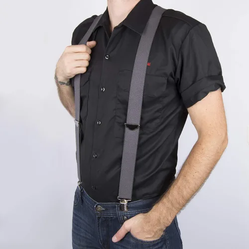 Vista 15 de Dickies - Tirante para hombre, 1 1/2 pulgadas, con clip recto, ajustable X