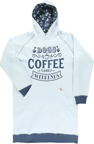 Vista 70 de Lazy One Sudadera con capucha de gran tamaño, ropa de dormir cómoda, vestido de suéter para mujer