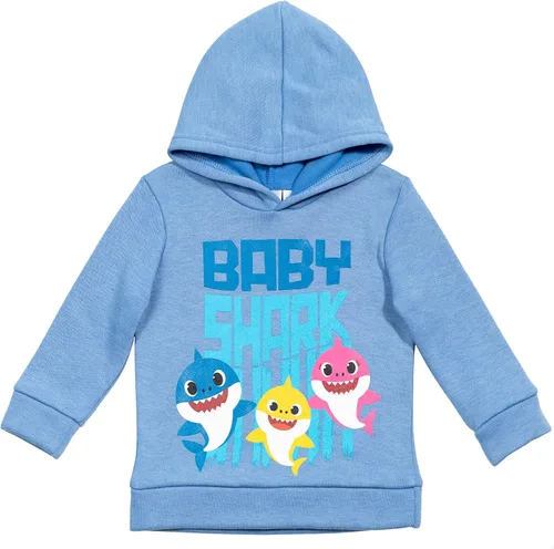 Vista 2 de Pinkfong Baby Shark - Conjunto de sudadera con capucha y pantalones de forro polar