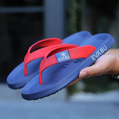 Vista 4 de TAOTAOKE Chanclas para hombre cómodas sandalias de playa impermeables - Zapatillas antideslizantes