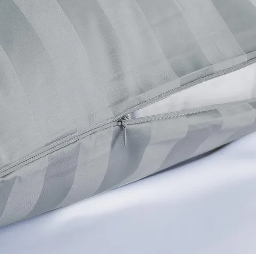 Vista 80 de Juego de 2 fundas de almohada 100% de algodón egipcio, fundas de almohada refrescantes de 400 hilos, fundas de almohada suaves y transpirables