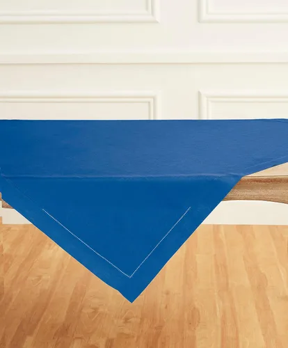 Vista 83 de Solino Home Mantel de lino blanco de 52 x 52 pulgadas, mantel cuadrado de lino 100% puro, con dobladillo clásico, lavable a máquina para verano