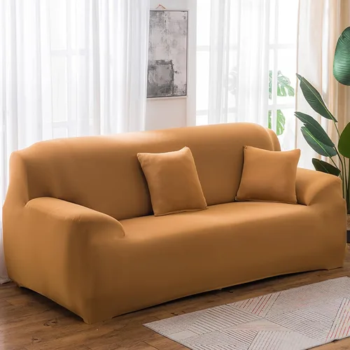 Vista 19 de Morbuy Funda súper elástica para sofá, 4 piezas de elastano, funda de sofá modular de color sólido con parte inferior elástica, protector de muebles