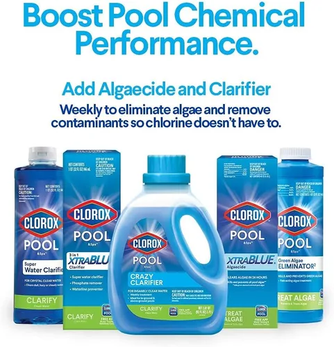 Vista 3 de Clarificador de agua super de spa y alberca Clorox, 1 cuarto de galón 58032CLX
