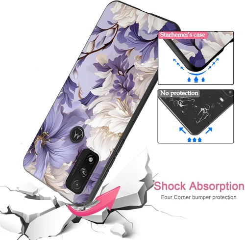 Vista 2 de Funda para Moto G Play 2023, Moto G Pure, TPU delgada de goma de silicona flexible, funda protectora suave para Motorola Moto G Play 2023 / Moto G