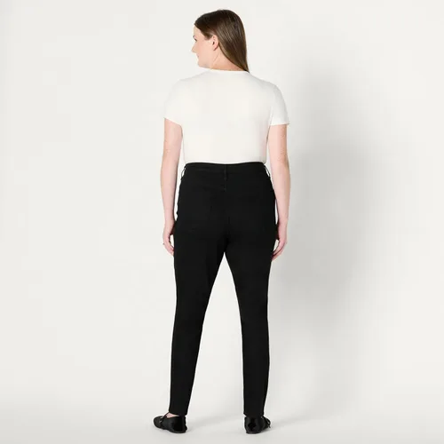 Vista 7 de Amazon Essentials - Jeans ajustados de tiro medio para mujer, altamente elásticos y versátiles