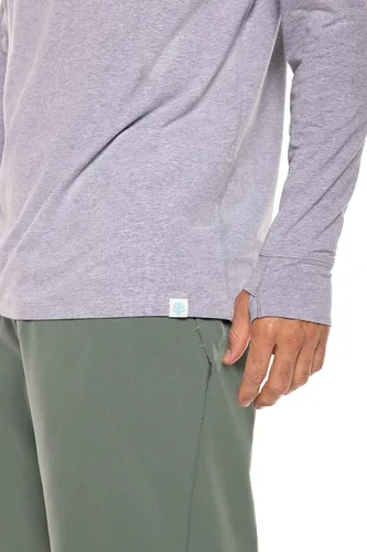 Vista 5 de Coolibar Vestido camisero de viaje para mujer UPF 50+ - Protección solar, Gris Caliente