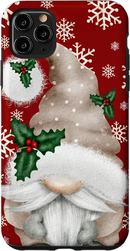 Vista 13 de Aesthetic Snowflake Cute Winter Gnome for Christmas Grandma Case for iPhone 17
