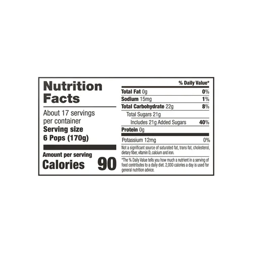 Vista 2 de Otter Pops Freezer Pops, paquete variado original, 1oz, 100