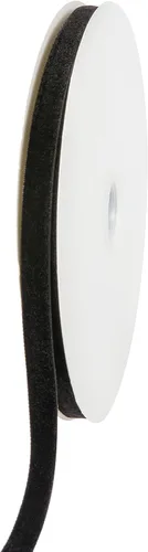 Vista 8 de Bobina de cinta de terciopelo negro de 20 yardas, 1 pulgada